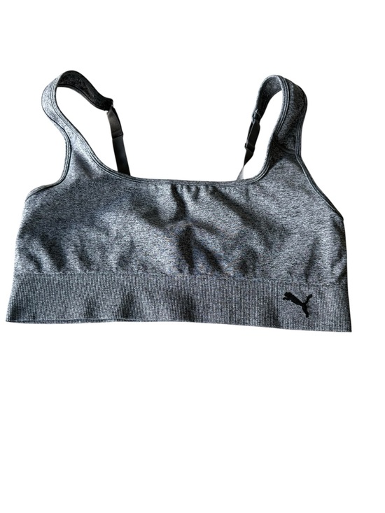 Puma Other - Puma Gray Seamless Adjustable-Strap Sports Bra